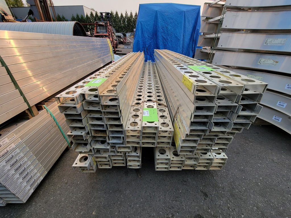 COOPER Aluminum Ventilated Cable Channel Tray 4 in. Wide x 120 in. Length