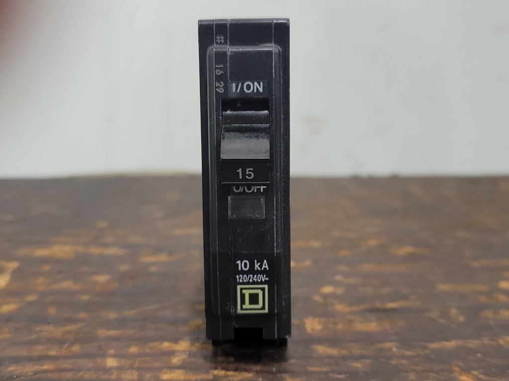 SQUARE D 15 Amp, 1 Pole, 120/240 volts Circuit Breaker  QO115