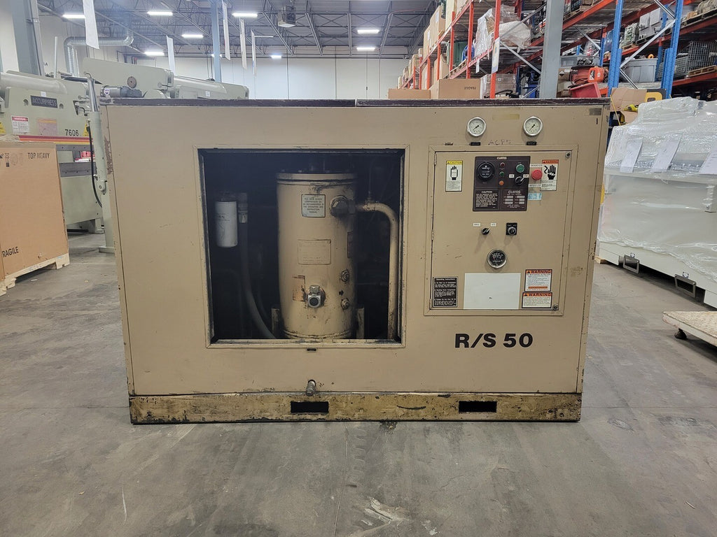 CURTIS 50 hp, 212 CFM, 125 PSI Rotary Screw Compressor R/S 50