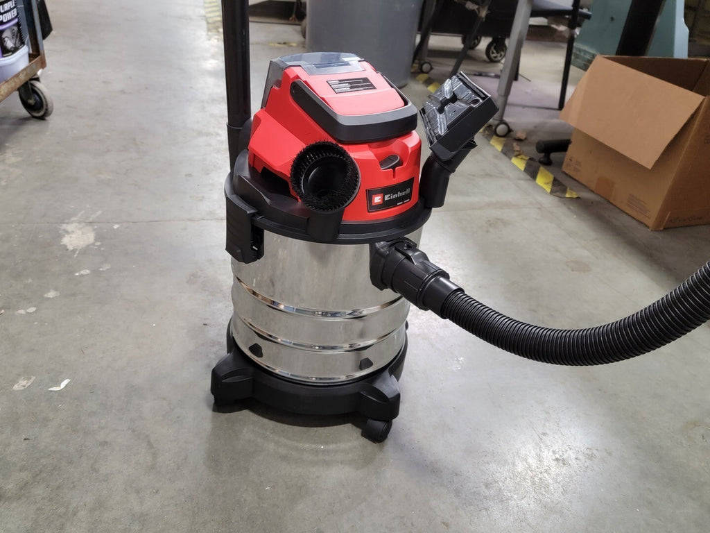 EINHELL 2347137 18V 5.3 Gallon (20L) Cordless Wet/Dry Vacuum
