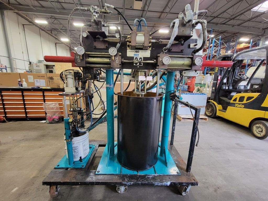 H&G Metermaster Double Silicone Pump Assembly 55 Gal. Base