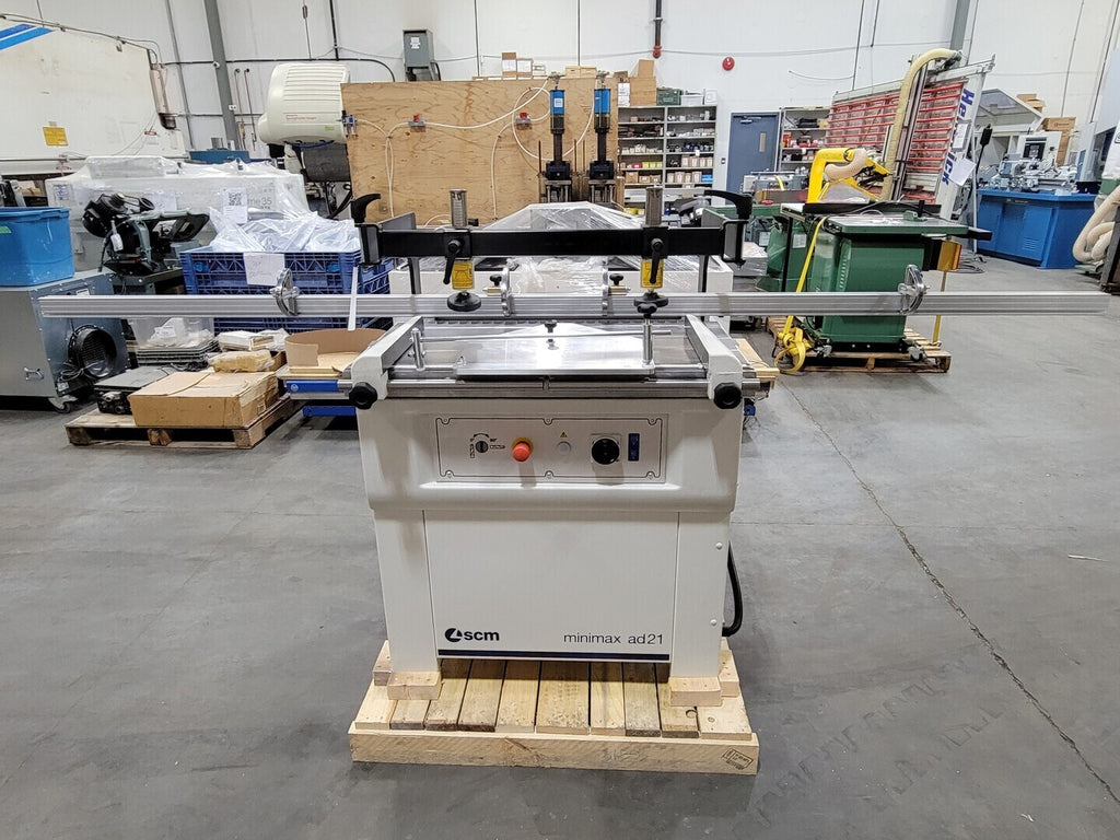 SCM minimax ad 21 Single Head Multiboring Machine w/ 21 Spindles