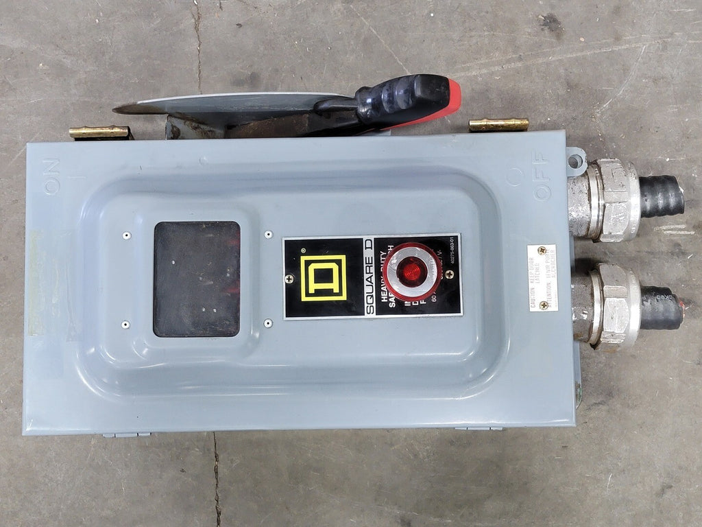 SQUARE D 60 Amp, 3 Pole, 600 volts Non-Fusible Disconnect Switch CHU362AWK