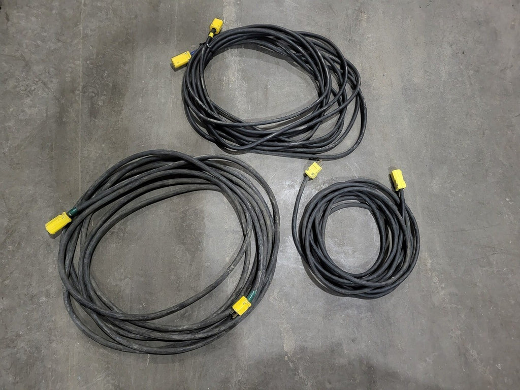 35 ft SOOW Power Extension Cord 14/3 AWG 15A 125V Lot of 3