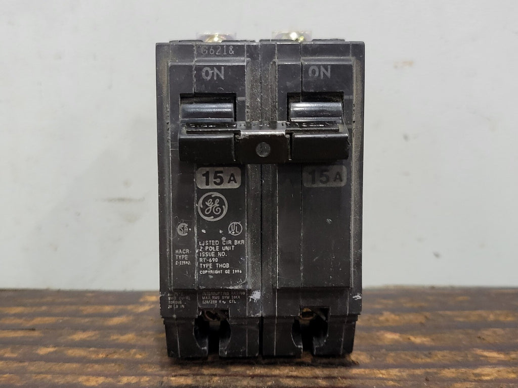 GENERAL ELECTRIC 15 amp 2 Pole Circuit Breaker THQB2115