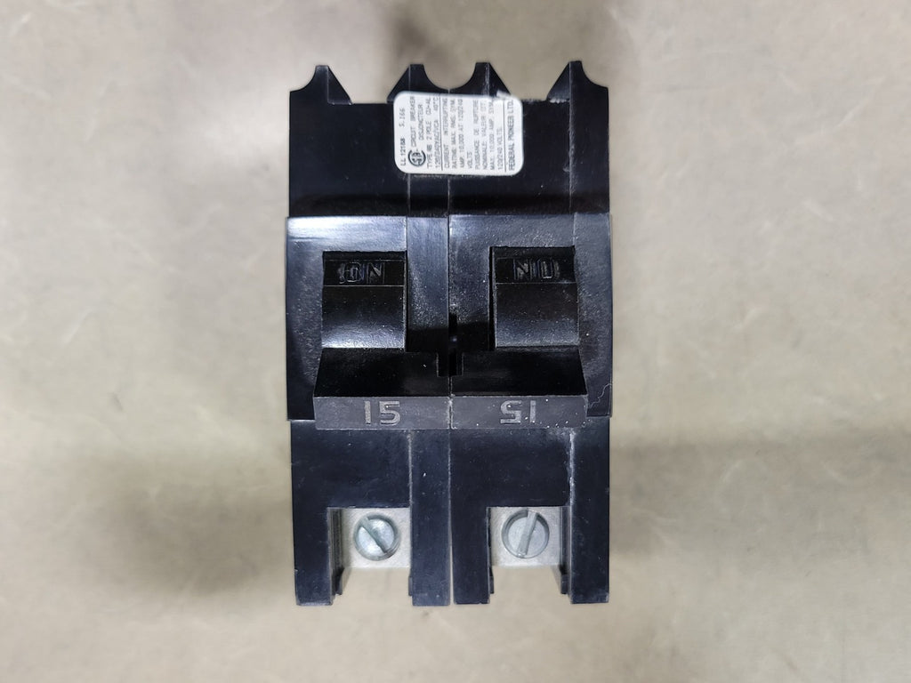 FEDERAL PIONEER 15 Amp, 2 Pole, 120/240 volts Circuit Breaker NB215