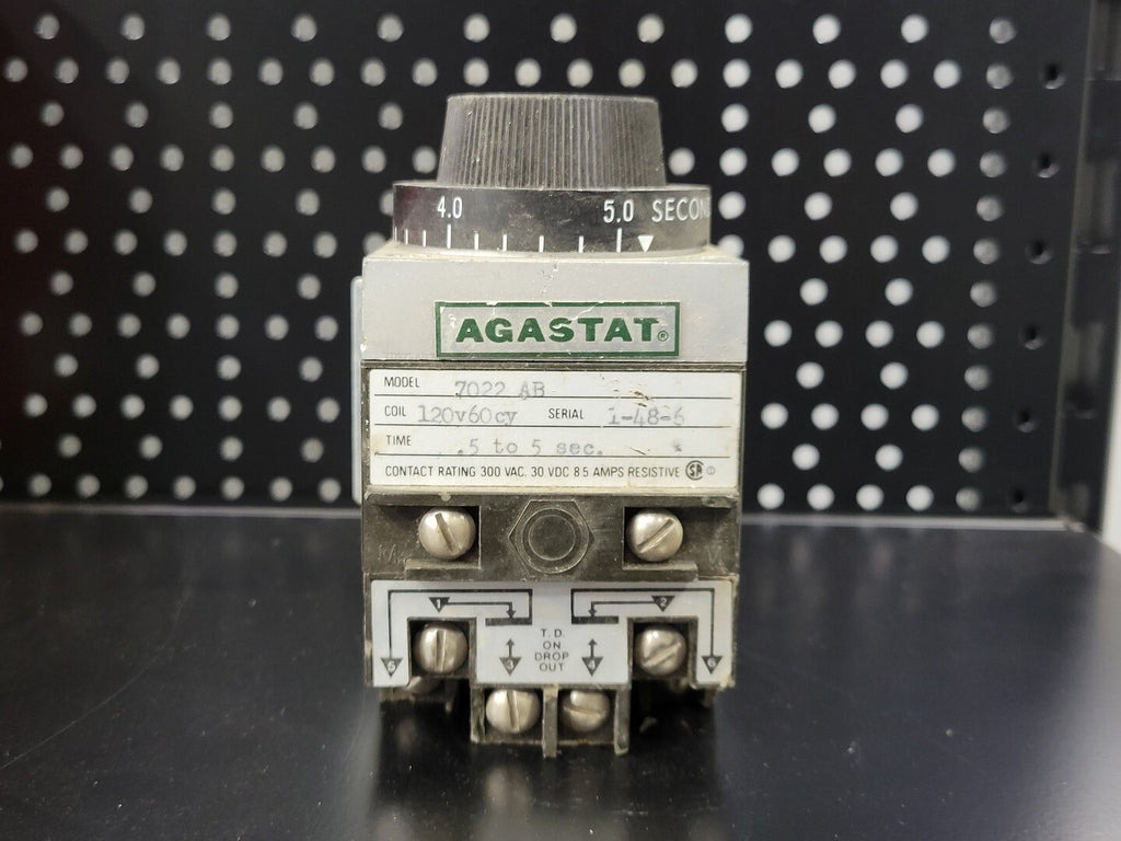 AGASTAT 10 Amp Time Delay Relay 7022-AB