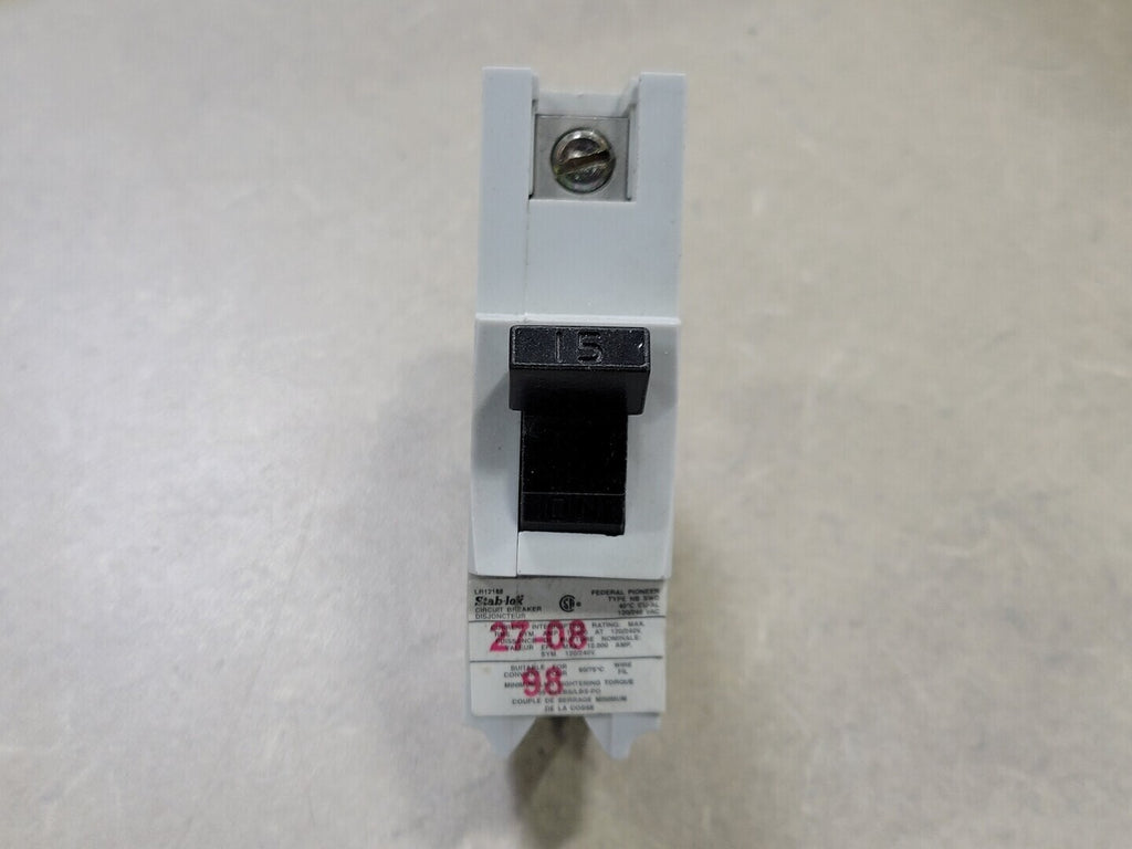FEDERAL PIONEER 15 Amp, 1 Pole, 120/240 volts Circuit Breaker NB115