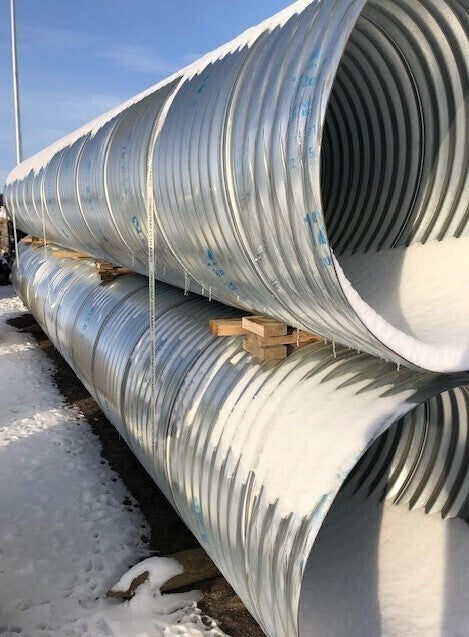 CSP Culvert 7m Long c/w 300mm annular coupler (Price per item)