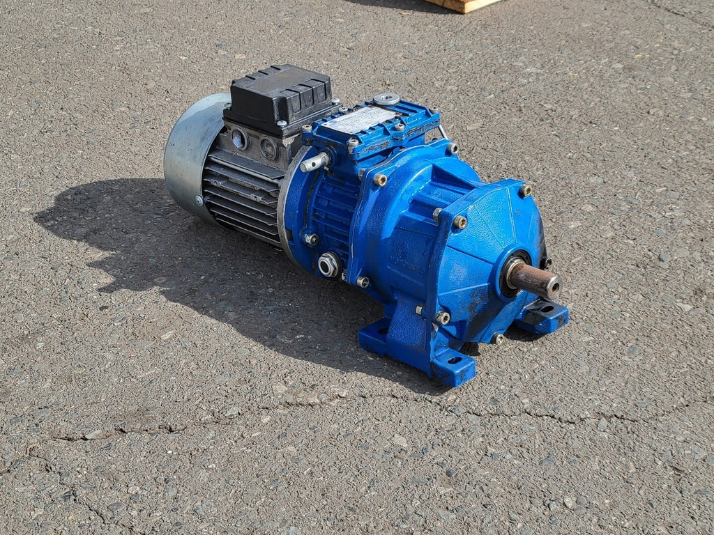 MOTOVARIO 35.4:1 Ratio, Gear Reducer 9035015 w/ 1/3 hp Brake Motor 