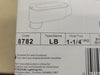 RACOR 1-1/4" & 1-1/2" Cover Conduit Body LB-125-CG, 8782 (Box of 2)