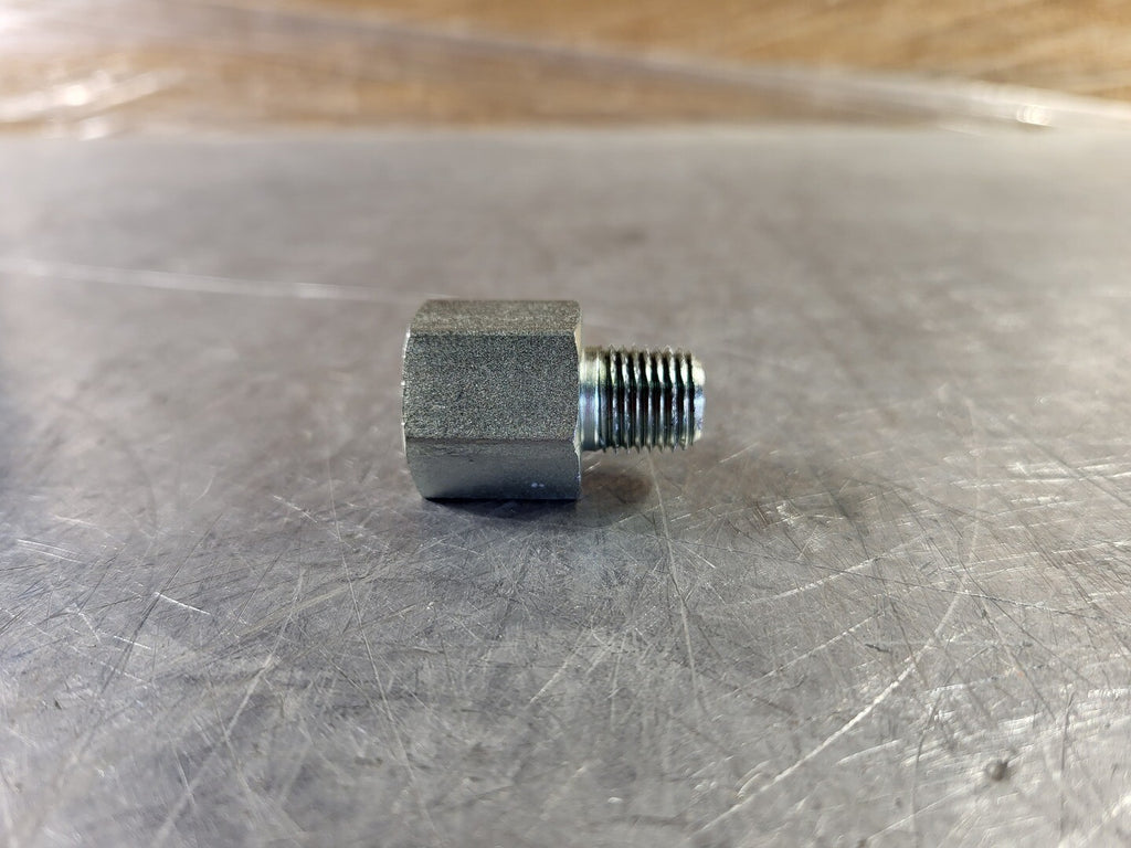 BOSCH HYDRAULIC CONNECTIONS LTD. ORB Female-06 and NPT Male-04 Threads Straight Adapter A-RP55-0604