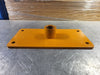 Rectangular Steel Base Flange w/ 2" Threaded Pipe
