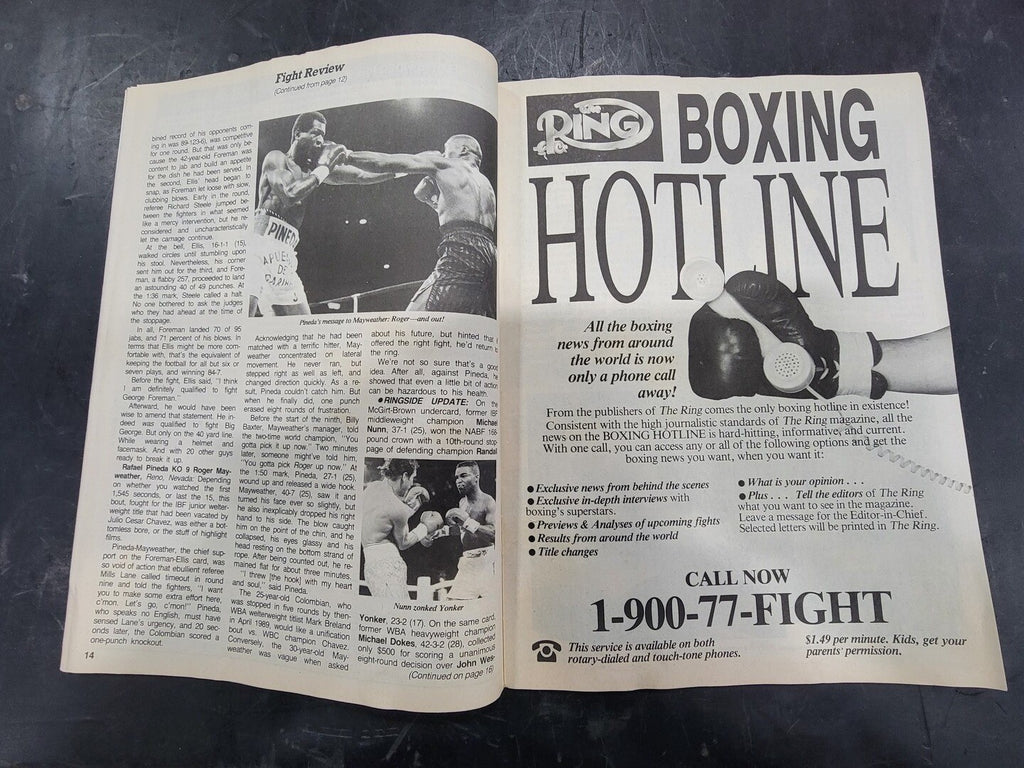 BOXING 92 May 1992 Magazine James Toney Riddick Bowe Buddy McGirt Terry Norris