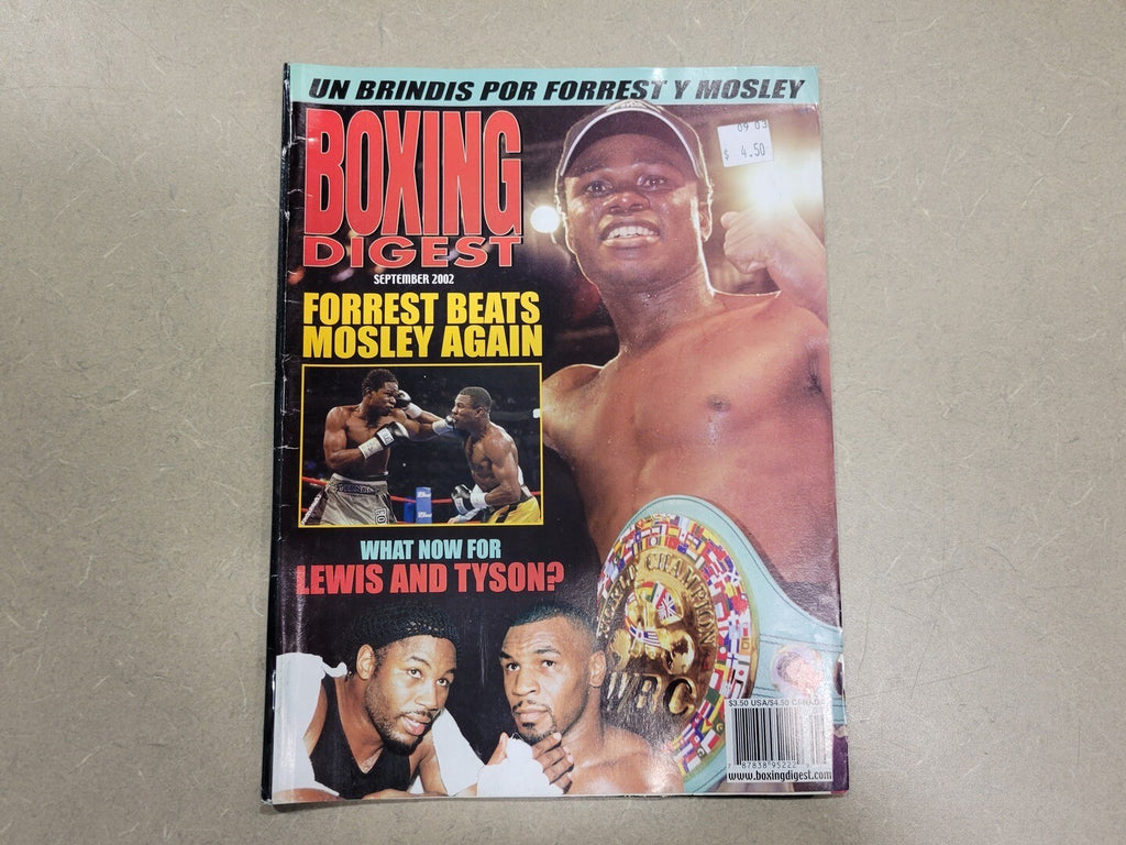 BOXING DIGEST September 2002 Magazine Vernon Forrest