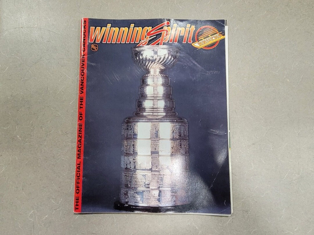 WINNING SPIRIT Magazine The Official Magazine of The Canucks   