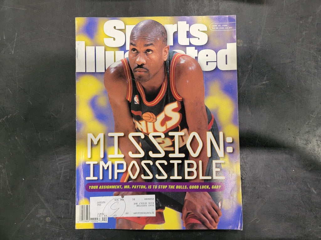 SPORTS ILLUSTRATED June 10, 1996 Magazine Gary Payton