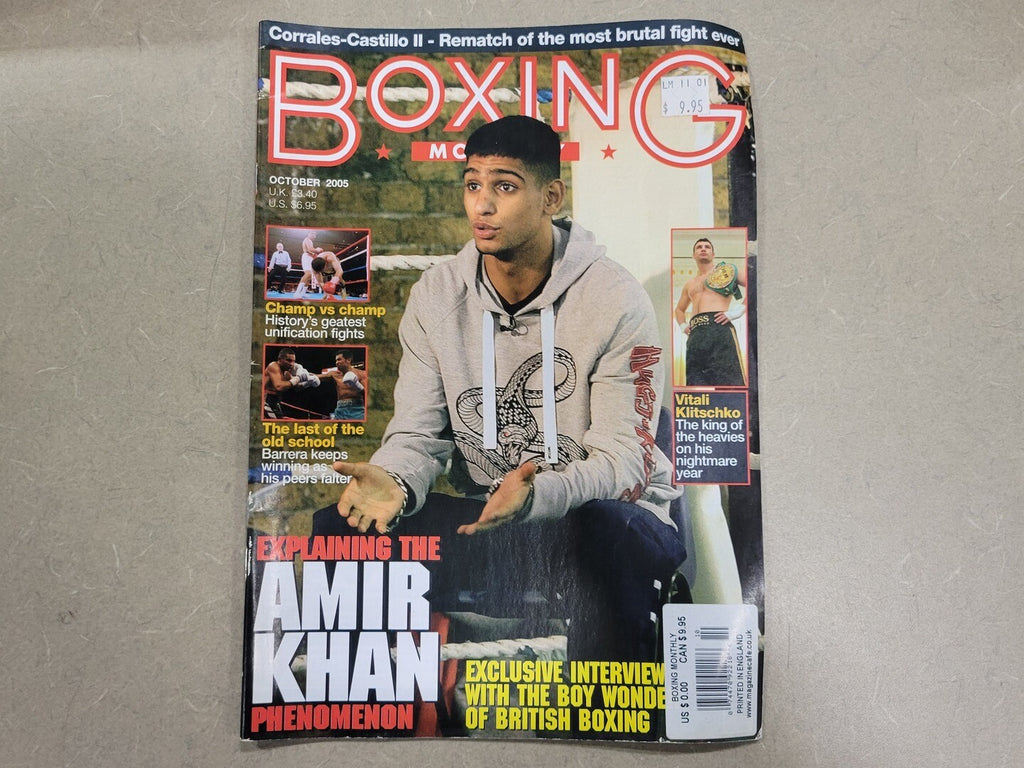 BOXING MONTHLY October 2005 Magazine Amir Khan
