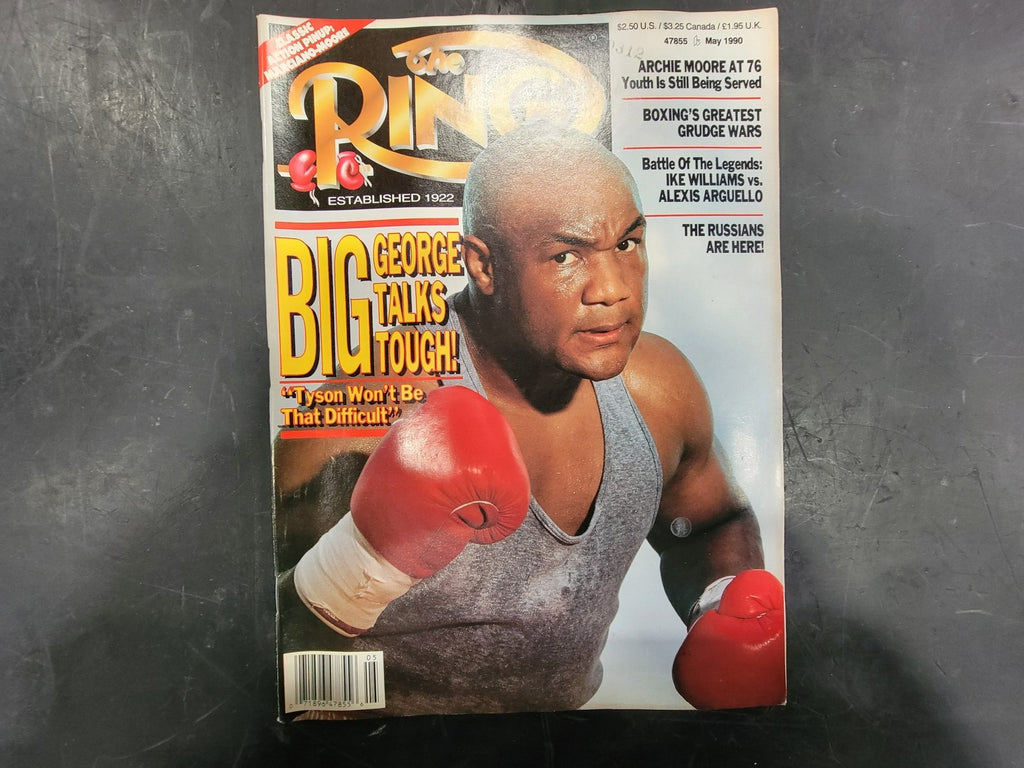 THE RING May 1990 Magazine George Foreman