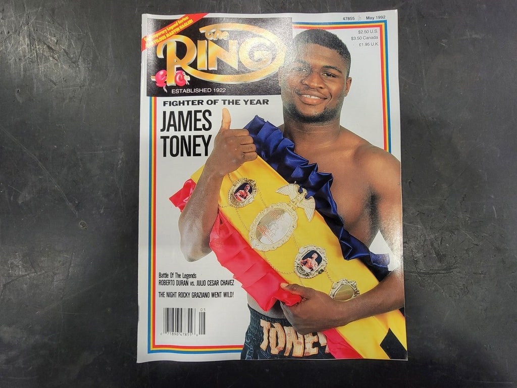 THE RING May 1992 Magazine James Toney