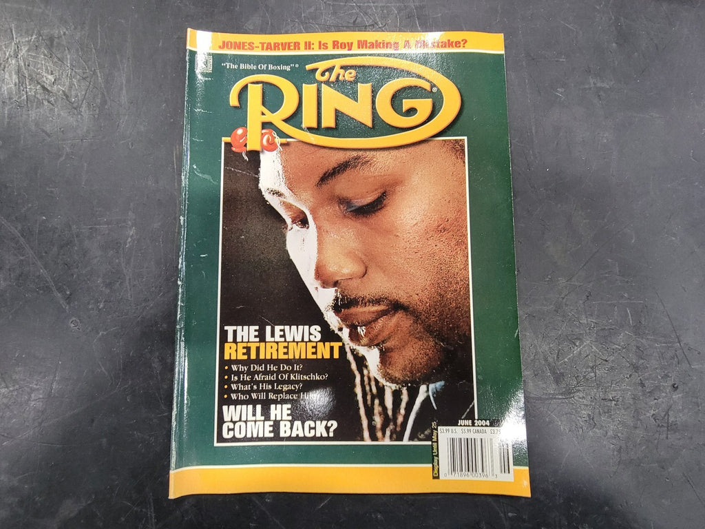 THE RING June 2004 Magazine Lennox Lewis