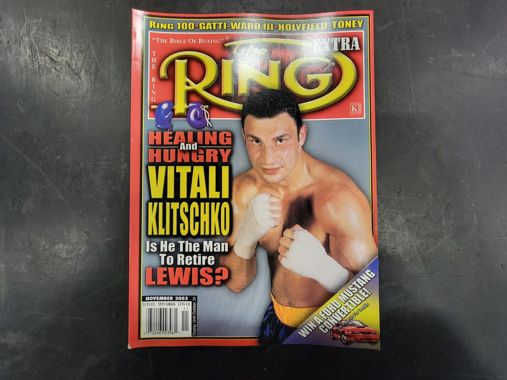 THE RING November 2003 Magazine Vitali Klitschko 