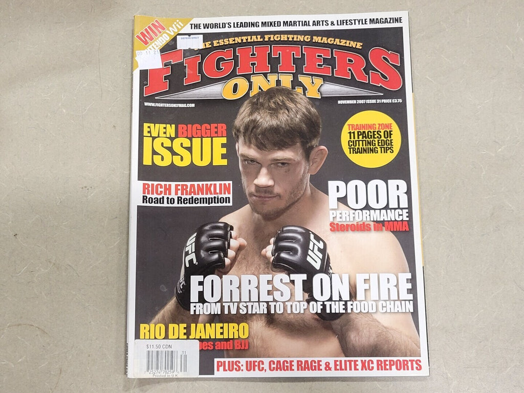 FIGHTERS ONLY  November 2007 Issue 31 Magazine Rich Franklin