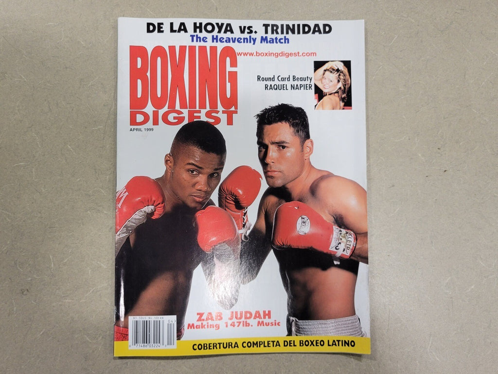 BOXING DIGEST April 1999 Magazine De La Hoya vs Trinidad