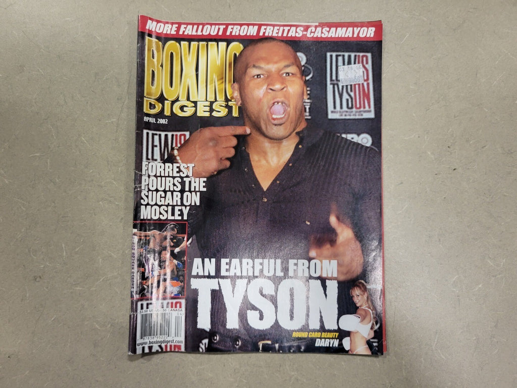 BOXING DIGEST April 2002 Magazine Iron Mike Tyson