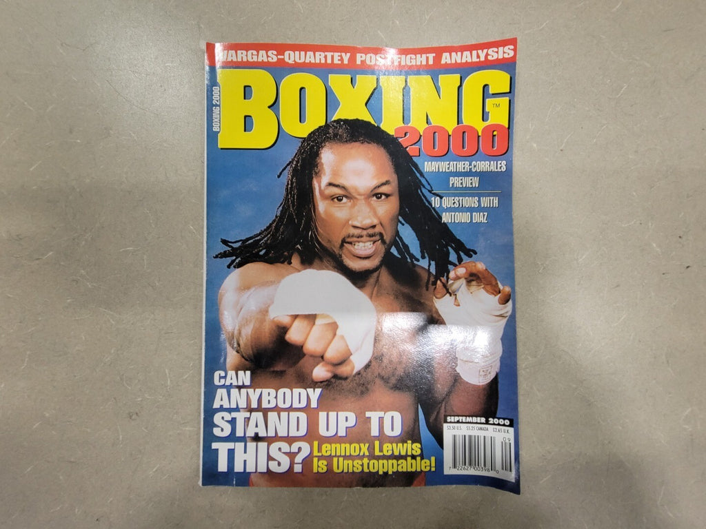 BOXING 2000 September 2000 Magazine Lennox Lewis