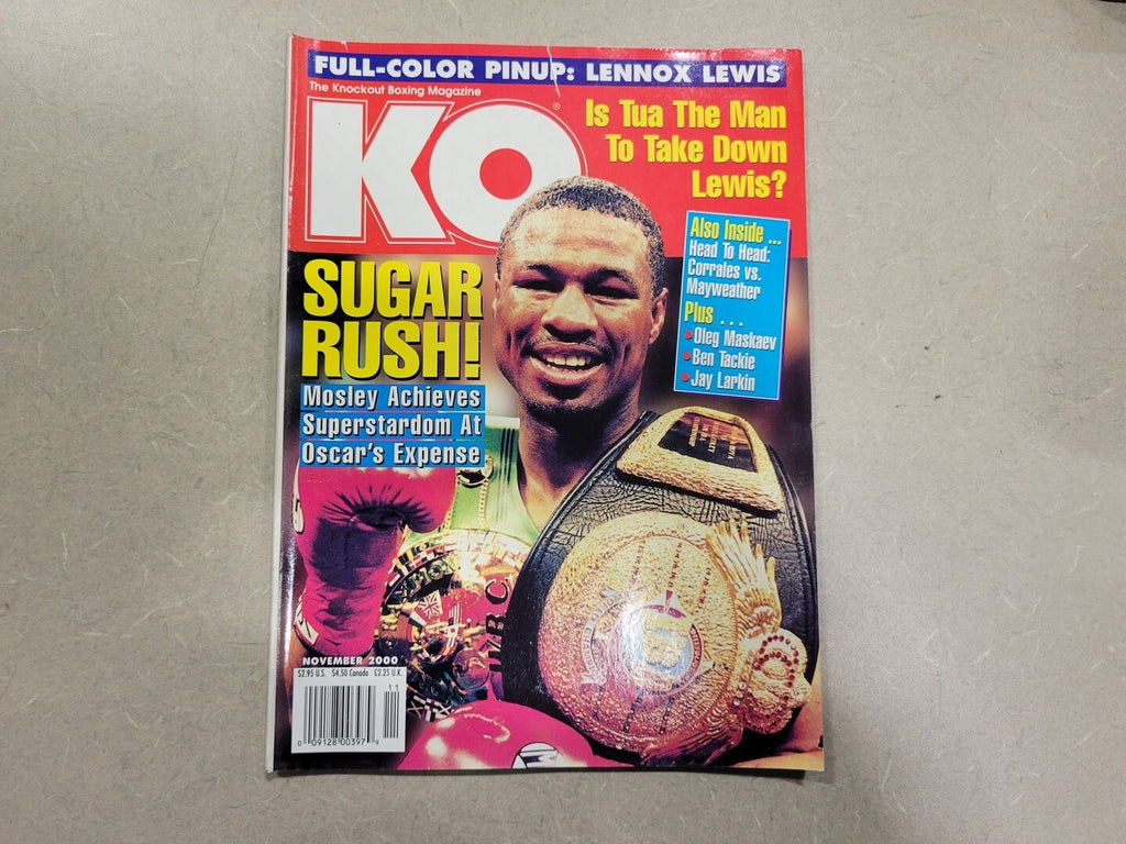 KO November 2000 Magazine Sugar Shane Mosley