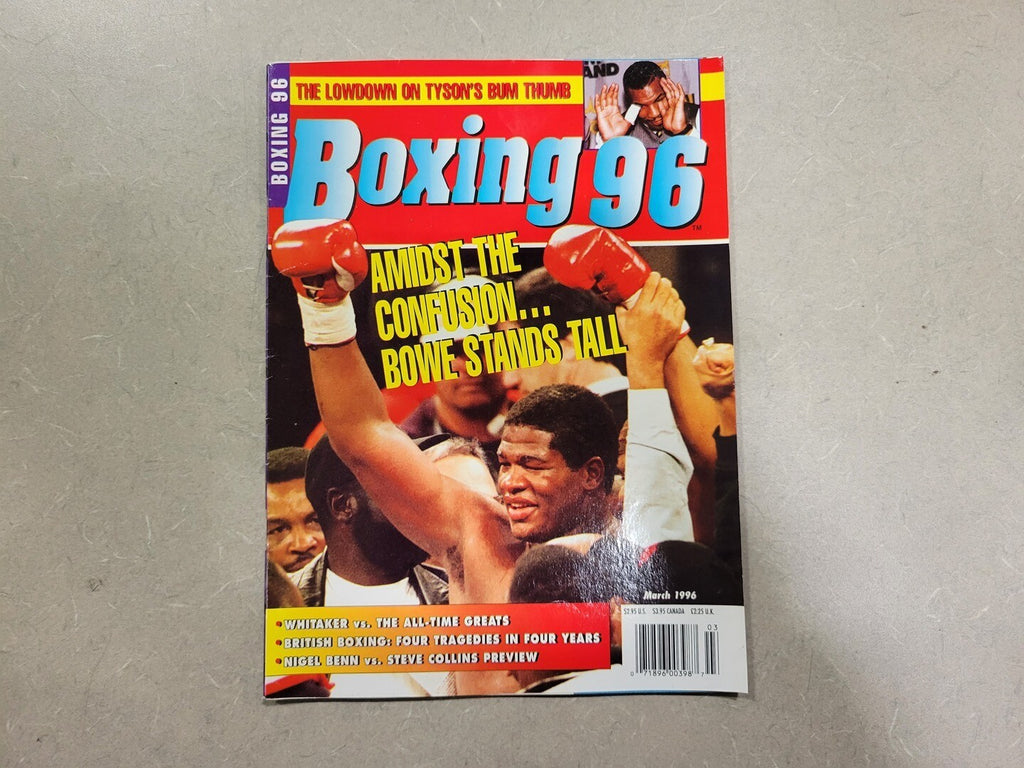 BOXING 96 March 1996 Magazine Riddick Bowe