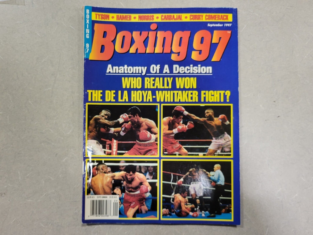 BOXING 97 September 1997 Magazine Anatomy Of A Decision