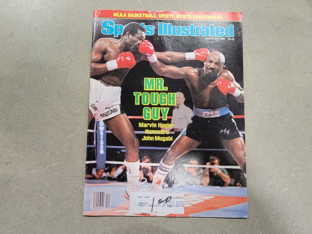 SPORTS ILLUSTRATED March 24, 1986 Magazine Marvin Hagler vs John Mugabi 