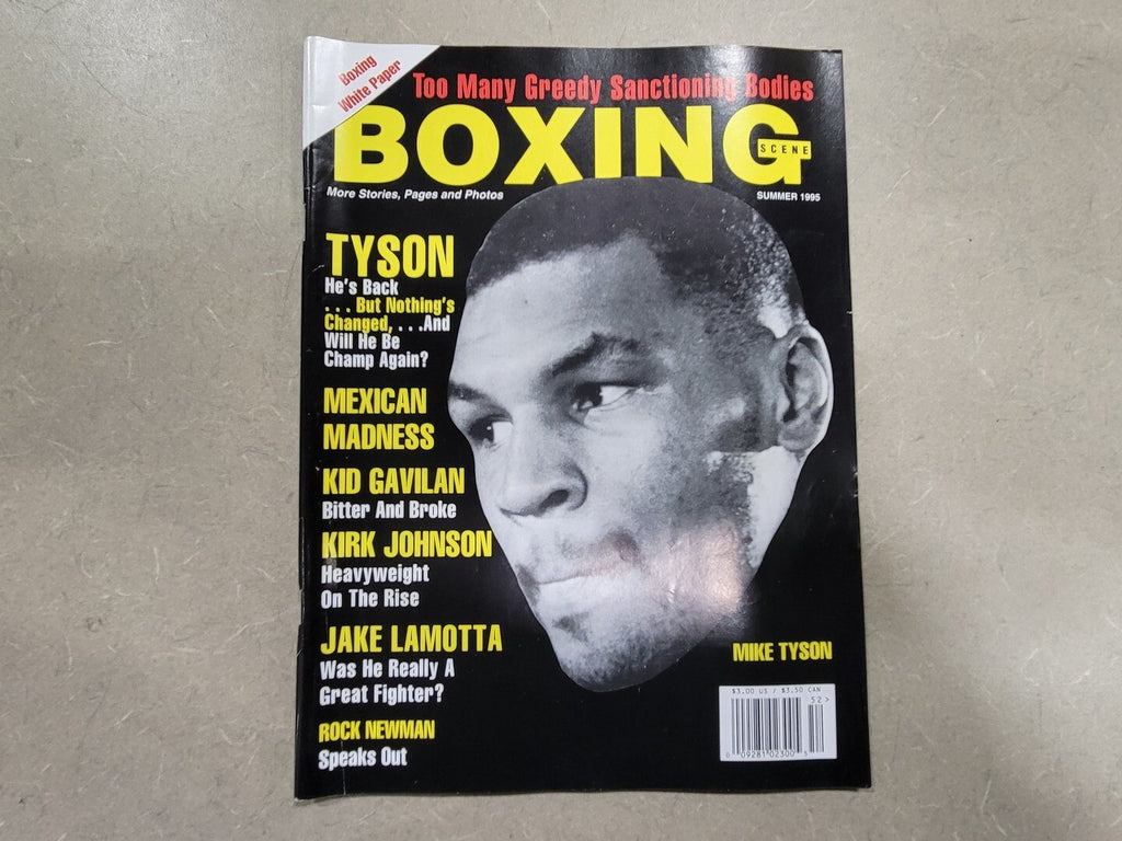 BOXING SCENE Summer 1995 Magazine Mike Tyson