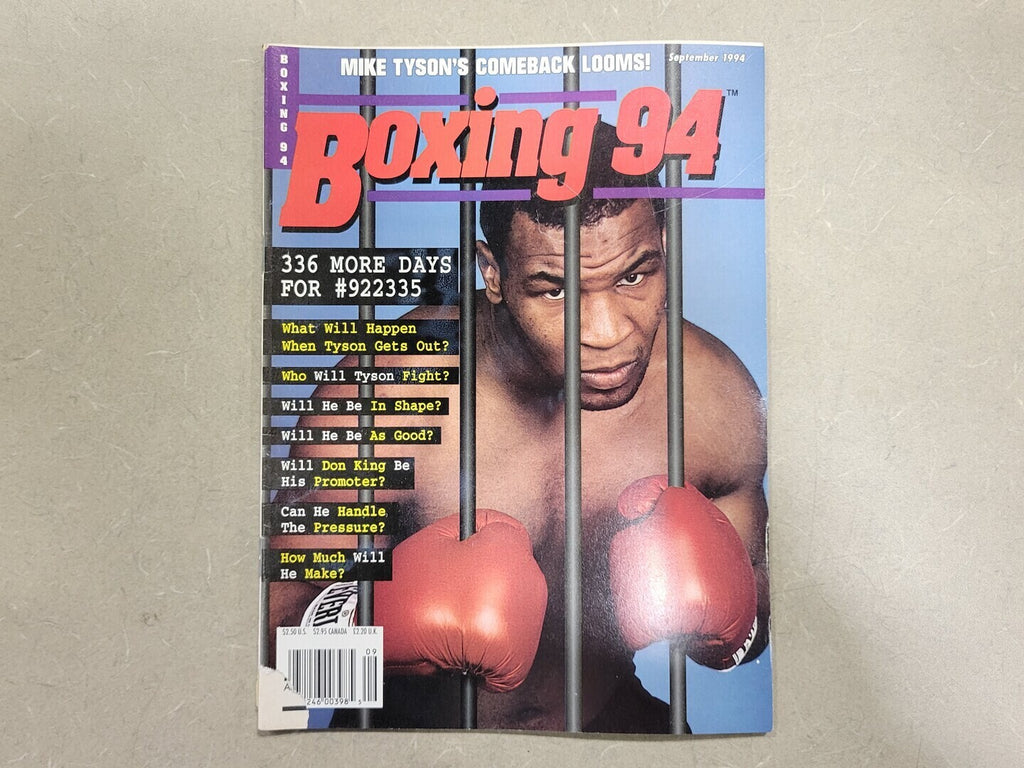 BOXING 94 September 1994 Magazine Mike Tyson