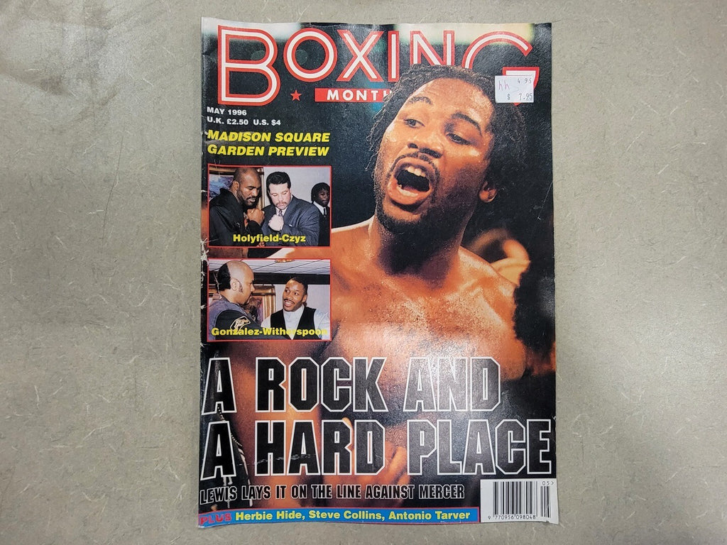 BOXING MONTHLY May 1996 Magazine Lennox Lewis