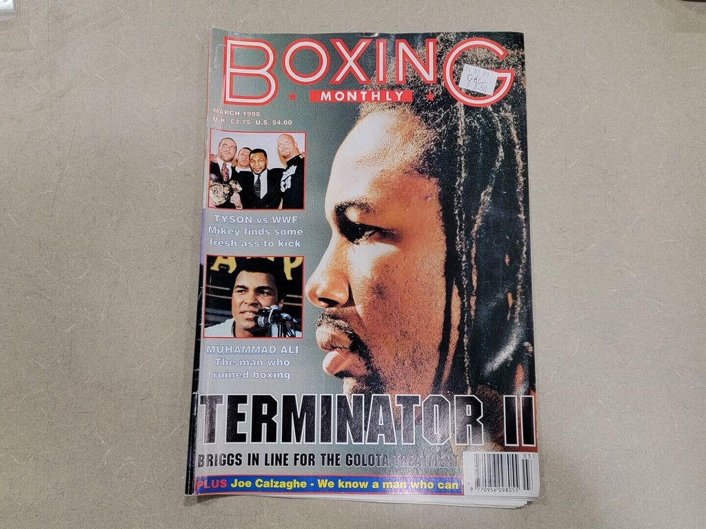BOXING MONTHLY March 1998 Magazine Lennox Lewis