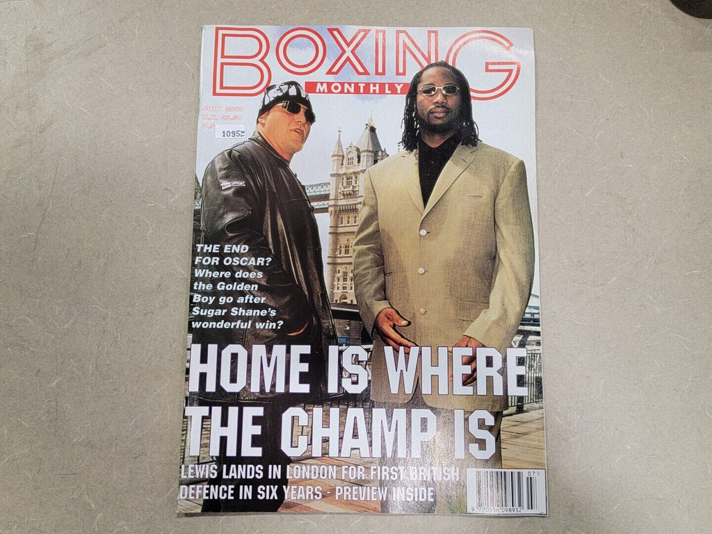 BOXING MONTHLY July 2000 Magazine Lennox Lewis