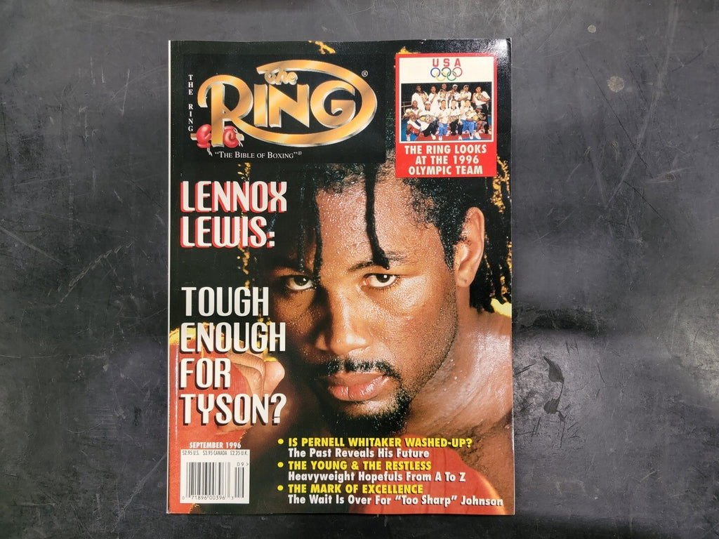 THE RING September 1996 Magazine Lennox Lewis