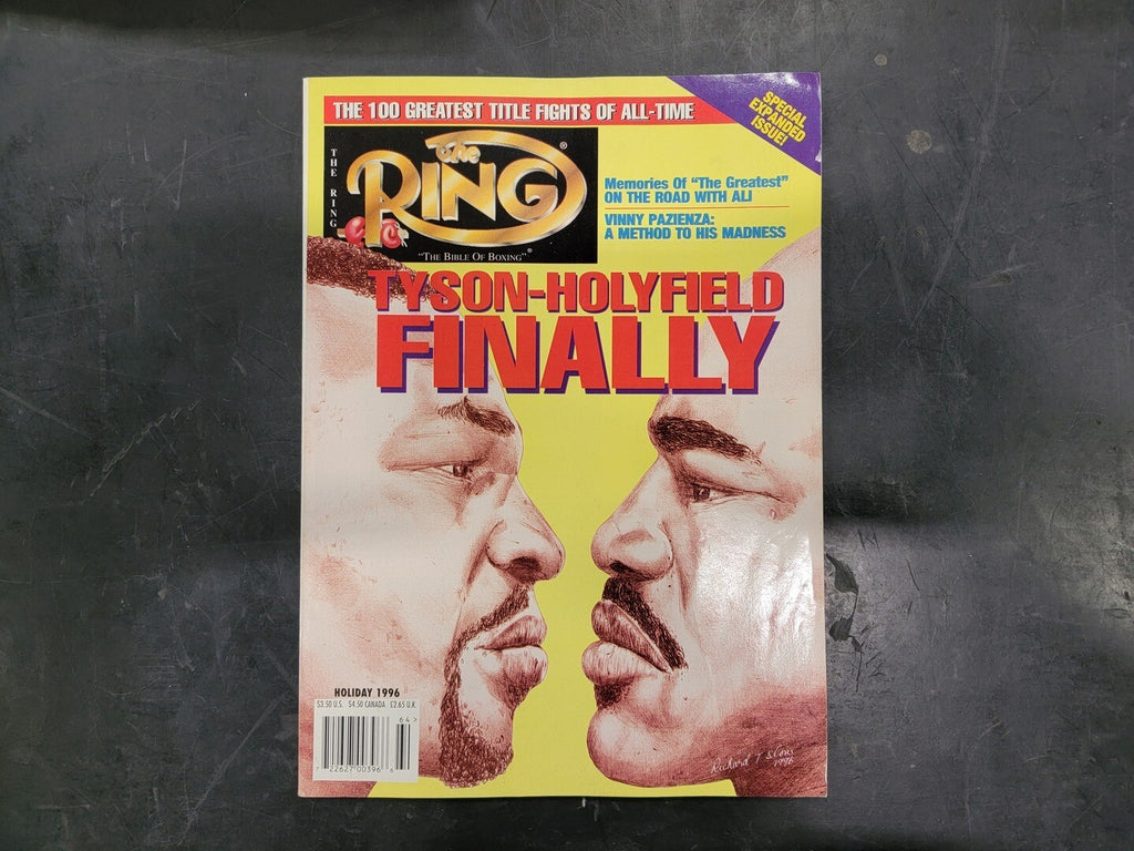 THE RING Holiday 1996 Magazine Mike Tyson, Evander Holyfield