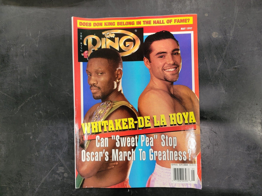 THE RING May 1997 Magazine Pernell Whitaker, Oscar De La Hoya