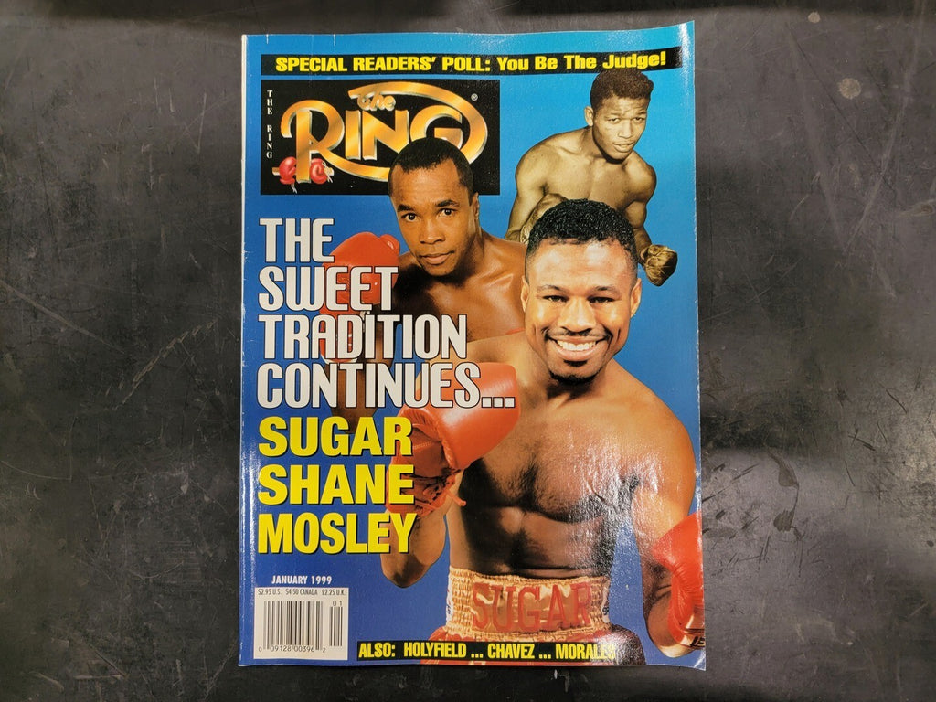 THE RING January 1999 Magazine Sugar Shane Mosley