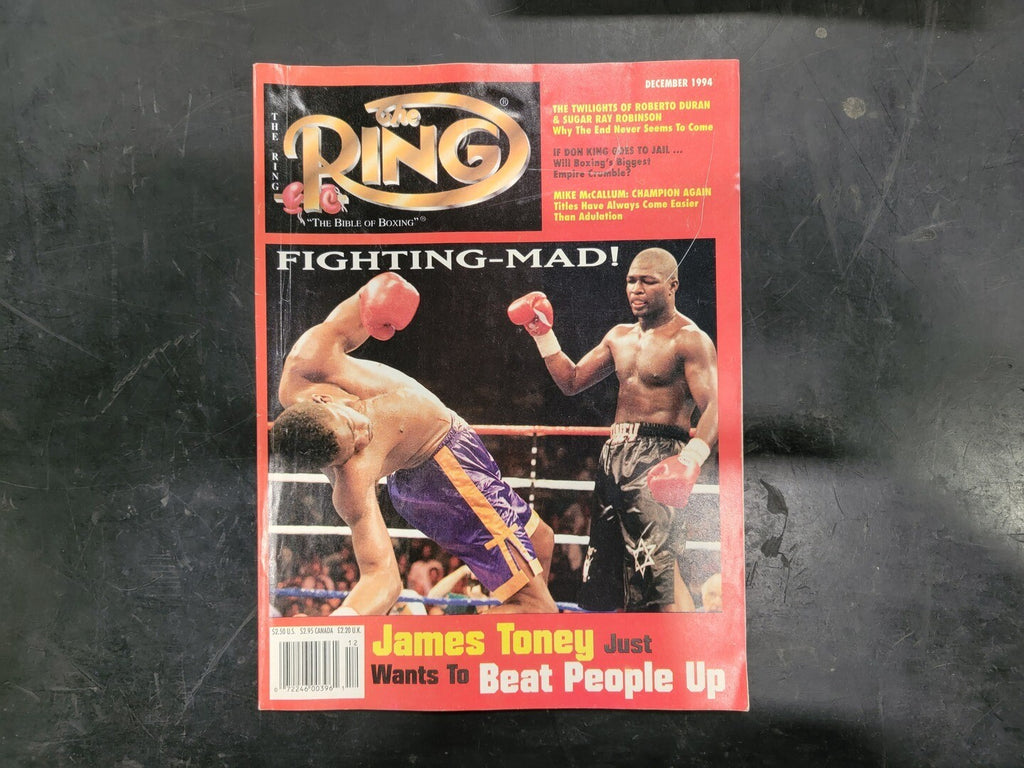 THE RING December 1994 Magazine James Toney vs Charles Williams 
