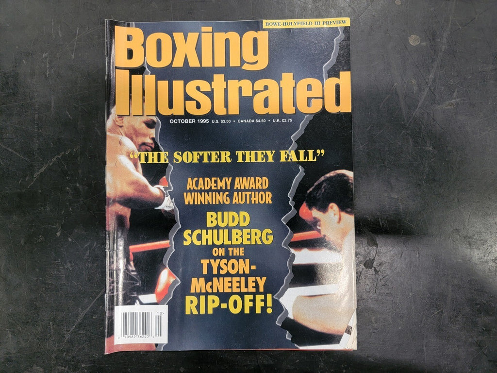 BOXING ILLUSTRATED October 1995 Magazine Mike Tyson Peter McNeeley