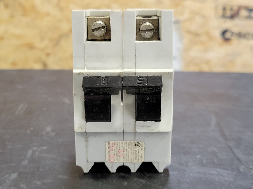 FEDERAL PIONEER 15 Amp, 2 Pole, 120/240 volts Circuit Breaker NB215