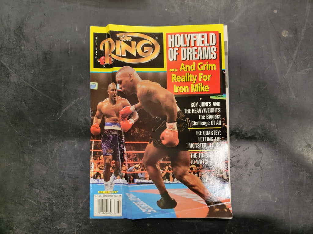 THE RING February 1997 Magazine Mike Tyson vs Evander Holyfield