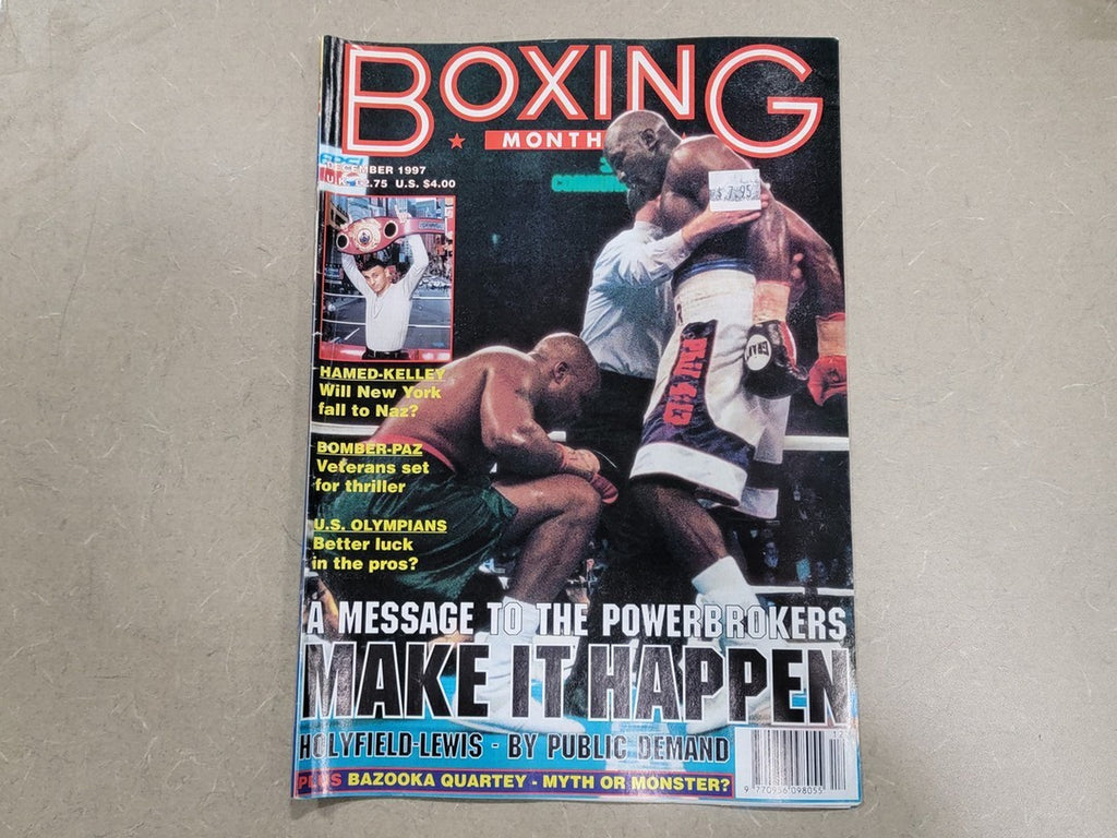 BOXING MONTHLY September 1997 Magazine Holyfield- Lewis