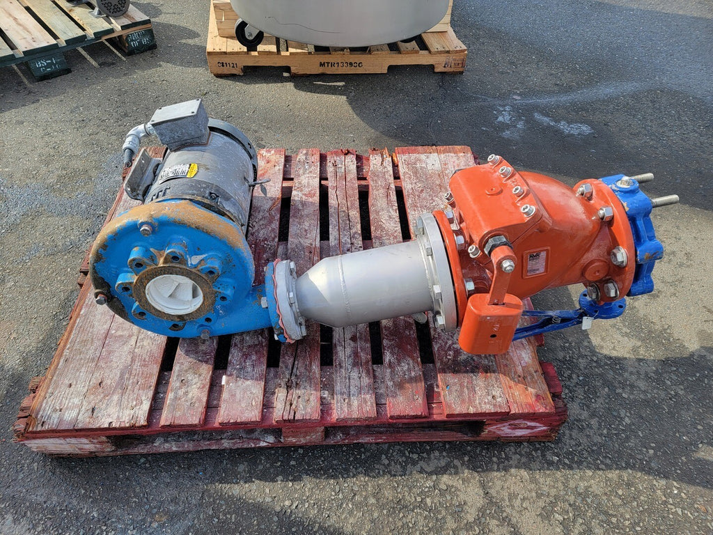10 hp Pump Assembly w/ 6 in. Swing Check & Butterfly Valve