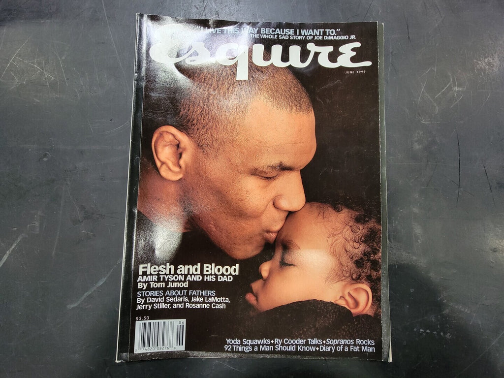 ESQUIRE June 1999 Magazine Mike Tyson and Amir Tyson